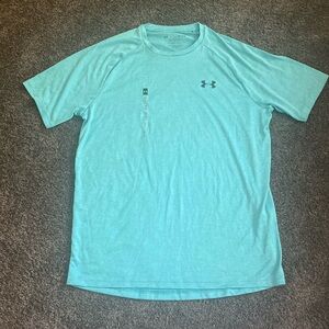 NWT Aqua Blue Short Sleeve Under Armour Tech Tee for Men